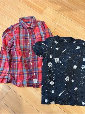 LIKE NEW! BUNDLE! 2! Carter’s Kids Toddler Assorted Cotton Shirts Sz 6